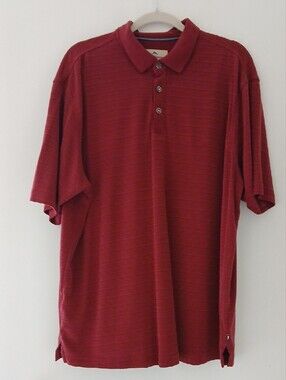 Tommy Bahama Men's Brick Red Polo Shirt